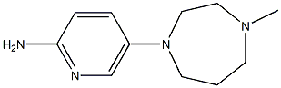 5-(4-methyl-1,4-diazepan-1-yl)pyridin-2-amine Struktur