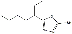 5-(heptan-3-yl)-1,3,4-oxadiazole-2-thiol Struktur