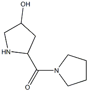 5-(pyrrolidin-1-ylcarbonyl)pyrrolidin-3-ol Struktur