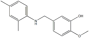 5-{[(2,4-dimethylphenyl)amino]methyl}-2-methoxyphenol Struktur