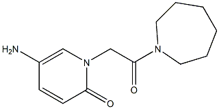 5-amino-1-[2-(azepan-1-yl)-2-oxoethyl]-1,2-dihydropyridin-2-one Struktur