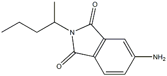 5-amino-2-(pentan-2-yl)-2,3-dihydro-1H-isoindole-1,3-dione Struktur