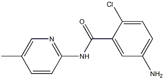 5-amino-2-chloro-N-(5-methylpyridin-2-yl)benzamide Struktur