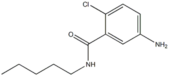 5-amino-2-chloro-N-pentylbenzamide Struktur