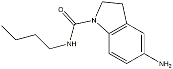 5-amino-N-butyl-2,3-dihydro-1H-indole-1-carboxamide Struktur