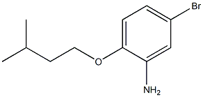 5-bromo-2-(3-methylbutoxy)aniline Struktur