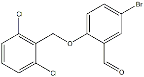 5-bromo-2-[(2,6-dichlorophenyl)methoxy]benzaldehyde Struktur