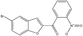 5-bromo-2-[(2-nitrophenyl)carbonyl]-1-benzofuran Struktur