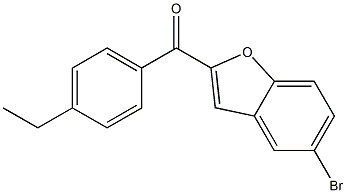 5-bromo-2-[(4-ethylphenyl)carbonyl]-1-benzofuran Struktur