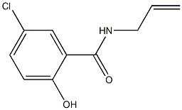 5-chloro-2-hydroxy-N-(prop-2-en-1-yl)benzamide Struktur