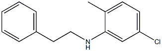 5-chloro-2-methyl-N-(2-phenylethyl)aniline Struktur