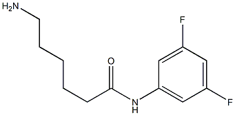 6-amino-N-(3,5-difluorophenyl)hexanamide Struktur