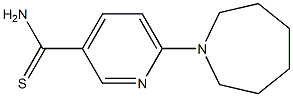 6-azepan-1-ylpyridine-3-carbothioamide Struktur