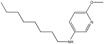 6-methoxy-N-octylpyridin-3-amine Struktur