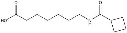 7-[(cyclobutylcarbonyl)amino]heptanoic acid Struktur