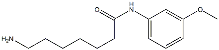 7-amino-N-(3-methoxyphenyl)heptanamide Struktur