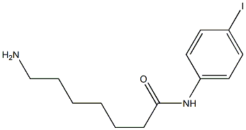 7-amino-N-(4-iodophenyl)heptanamide Struktur