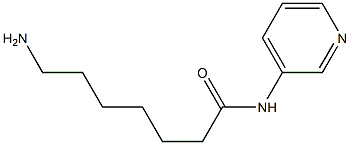 7-amino-N-pyridin-3-ylheptanamide Struktur