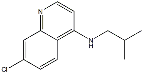 7-chloro-N-(2-methylpropyl)quinolin-4-amine Struktur