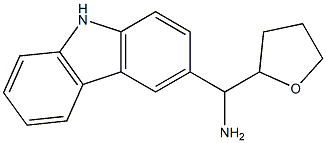 9H-carbazol-3-yl(oxolan-2-yl)methanamine Struktur