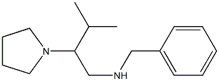 benzyl[3-methyl-2-(pyrrolidin-1-yl)butyl]amine Struktur