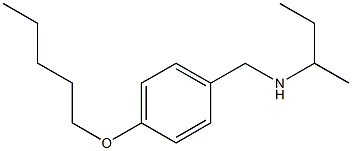 butan-2-yl({[4-(pentyloxy)phenyl]methyl})amine Struktur