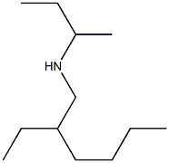 butan-2-yl(2-ethylhexyl)amine Struktur