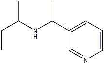 butan-2-yl[1-(pyridin-3-yl)ethyl]amine Struktur