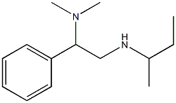 butan-2-yl[2-(dimethylamino)-2-phenylethyl]amine Struktur