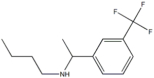 butyl({1-[3-(trifluoromethyl)phenyl]ethyl})amine Struktur