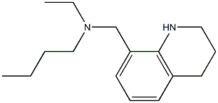 butyl(ethyl)(1,2,3,4-tetrahydroquinolin-8-ylmethyl)amine Struktur