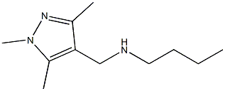 butyl[(1,3,5-trimethyl-1H-pyrazol-4-yl)methyl]amine Struktur