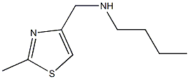 butyl[(2-methyl-1,3-thiazol-4-yl)methyl]amine Struktur