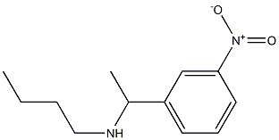 butyl[1-(3-nitrophenyl)ethyl]amine Struktur