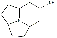 decahydropyrrolo[2,1,5-cd]indolizin-6-amine Struktur