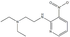 diethyl({2-[(3-nitropyridin-2-yl)amino]ethyl})amine Struktur