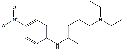 diethyl({4-[(4-nitrophenyl)amino]pentyl})amine Struktur