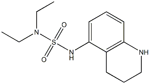 diethyl(1,2,3,4-tetrahydroquinolin-5-ylsulfamoyl)amine Struktur