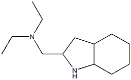 diethyl(octahydro-1H-indol-2-ylmethyl)amine Struktur