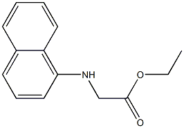 ethyl 2-(naphthalen-1-ylamino)acetate Struktur