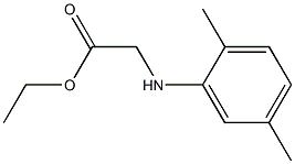 ethyl 2-[(2,5-dimethylphenyl)amino]acetate Struktur