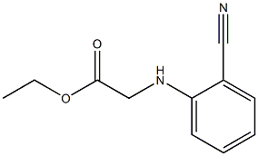 ethyl 2-[(2-cyanophenyl)amino]acetate Struktur