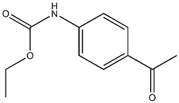 ethyl 4-acetylphenylcarbamate Struktur