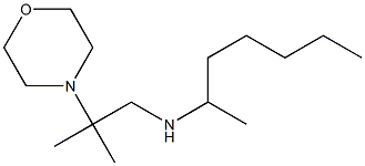 heptan-2-yl[2-methyl-2-(morpholin-4-yl)propyl]amine Struktur