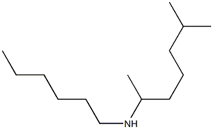 hexyl(6-methylheptan-2-yl)amine Struktur