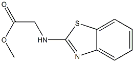 methyl 2-(1,3-benzothiazol-2-ylamino)acetate Struktur