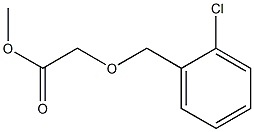 methyl 2-[(2-chlorophenyl)methoxy]acetate Struktur