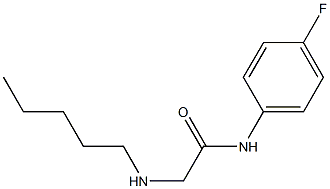 N-(4-fluorophenyl)-2-(pentylamino)acetamide Struktur