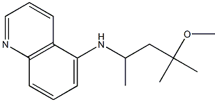 N-(4-methoxy-4-methylpentan-2-yl)quinolin-5-amine Struktur