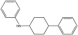 N-(4-phenylcyclohexyl)aniline Struktur